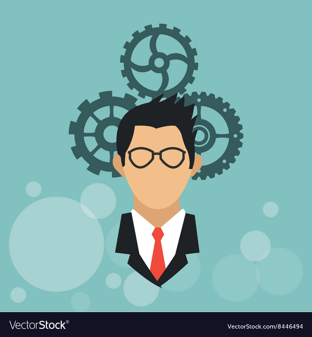 Businesspeople graphic design Royalty Free Vector Image