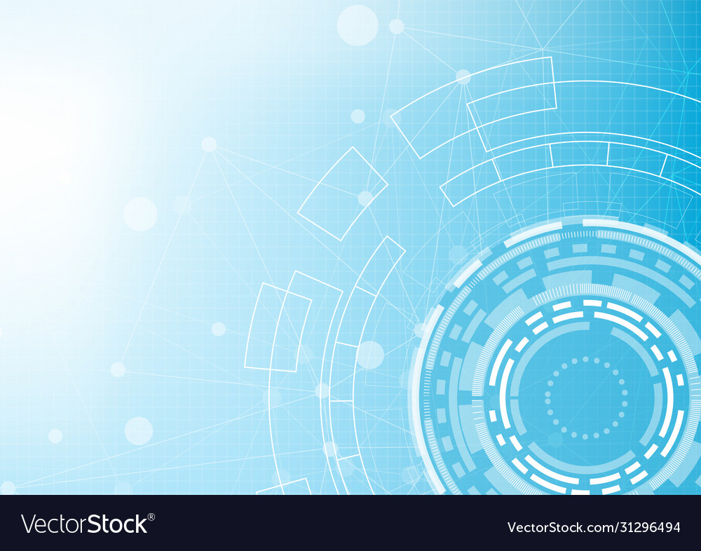Circuit technology background with hi-tech digital vector image Circuit technology background with hi-tech digital