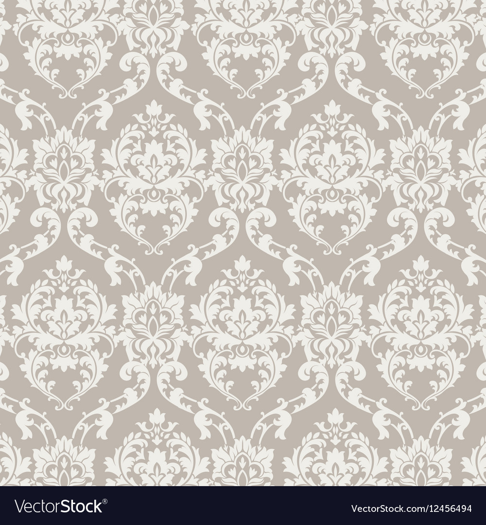 Classic Luxury Damask pattern Royalty Free Vector Image