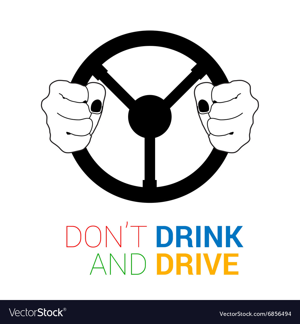 Drink and drive icon Royalty Free Vector Image