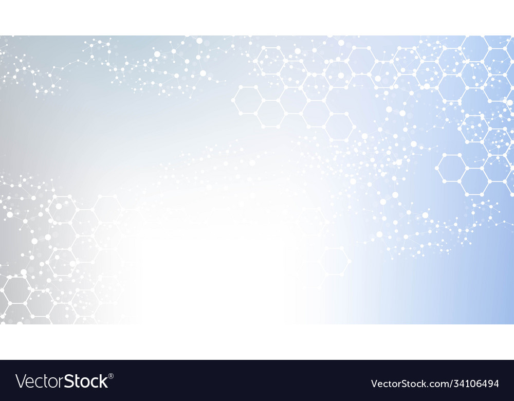 Geometric abstract background with connected line vector image Geometric abstract background with connected line