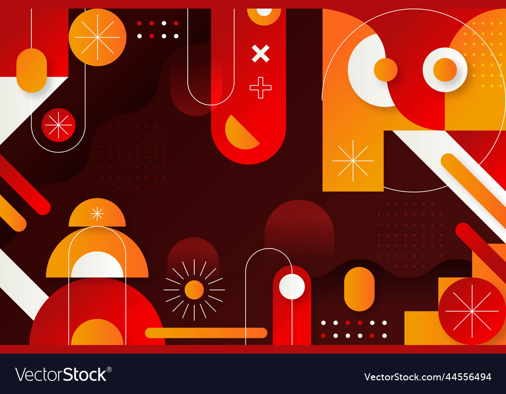 Gradient geometric background design