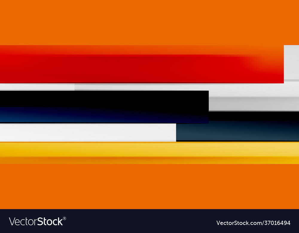 Multicolored lines background design template Vector Image Multicolored lines background design template