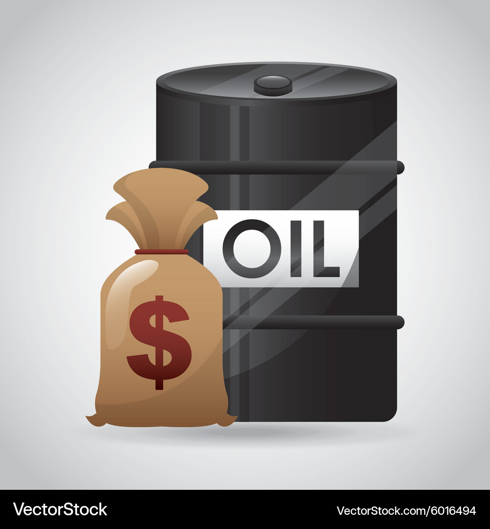 Oil Barrel Royalty Free Vector Image Vectorstock