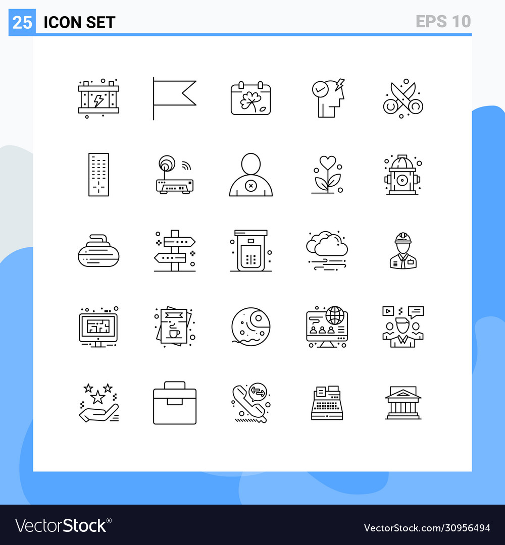 User interface pack 25 basic lines design