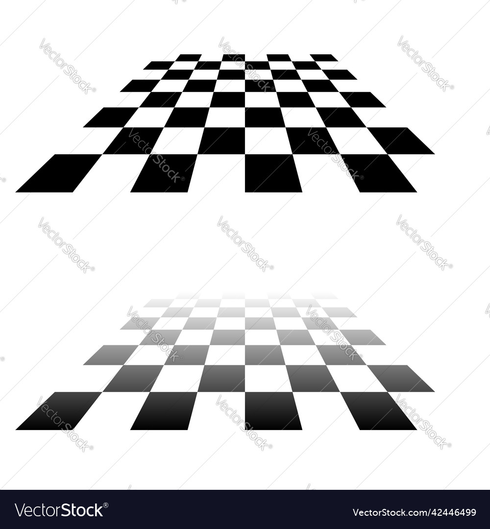 Chess checkerboard squares textured element vector image Chess checkerboard squares textured element