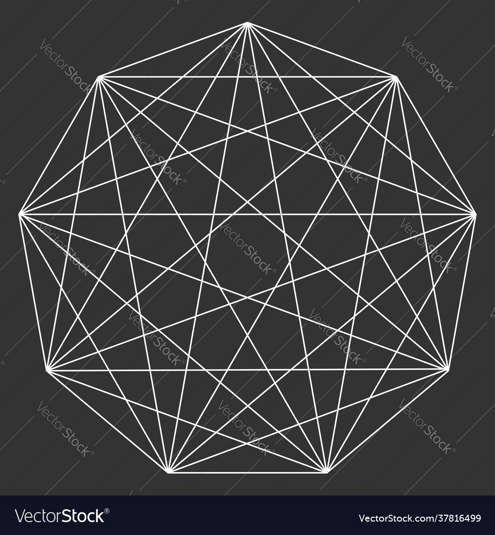 Interlocking interconnect polygon shape element