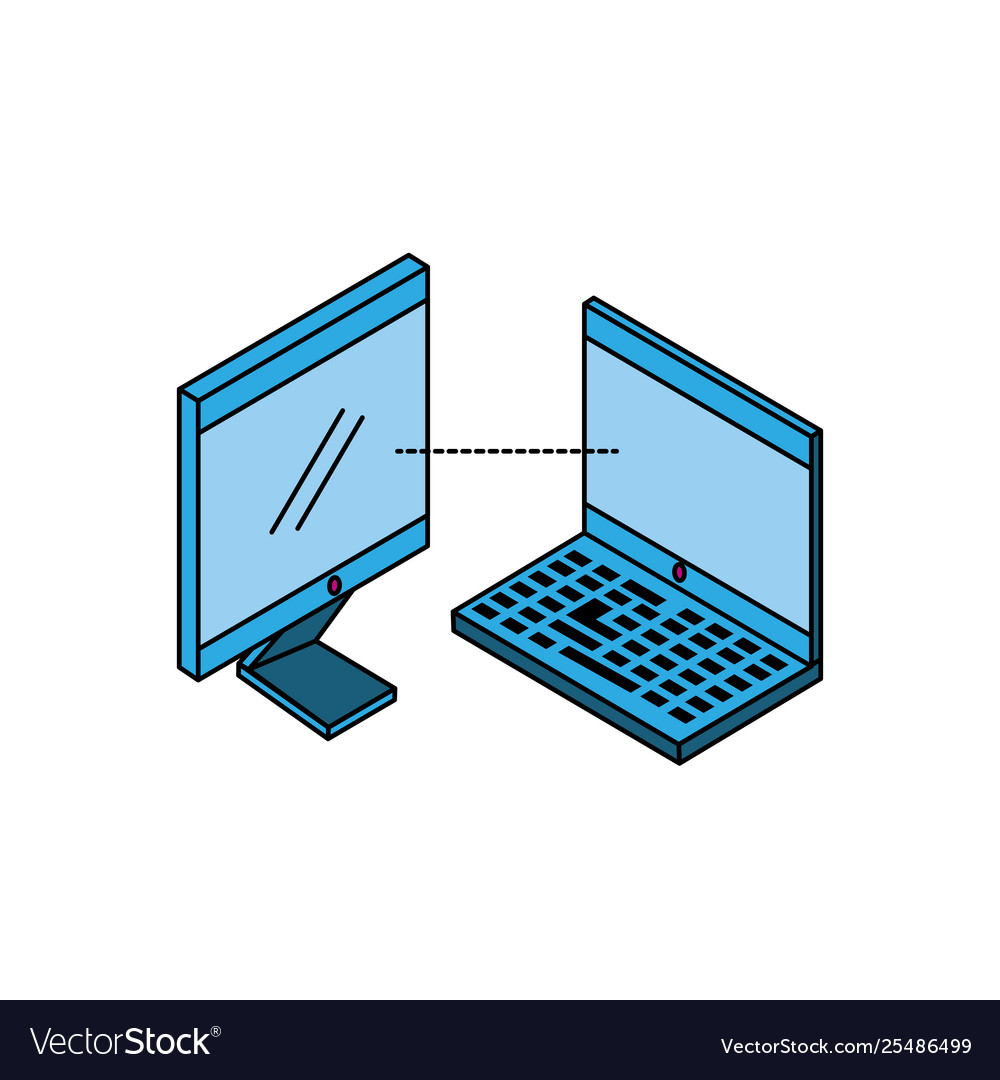 Laptop computer with desktop
