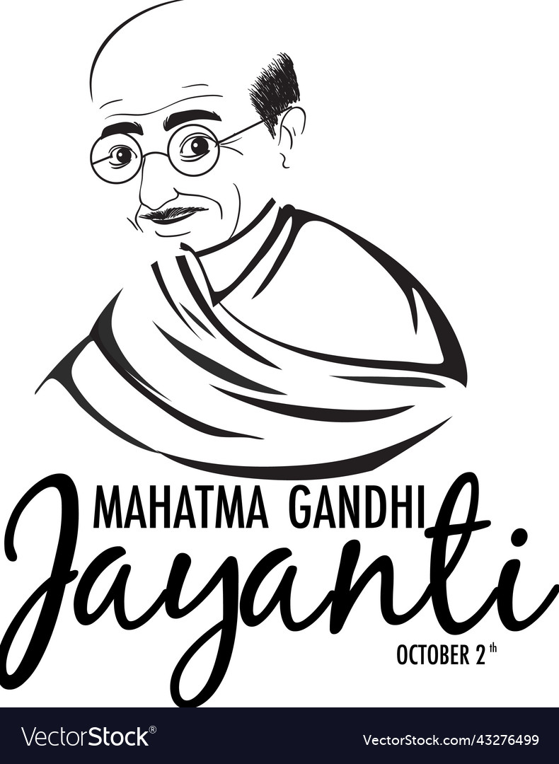 Mahatma gandhi jayanti day poster