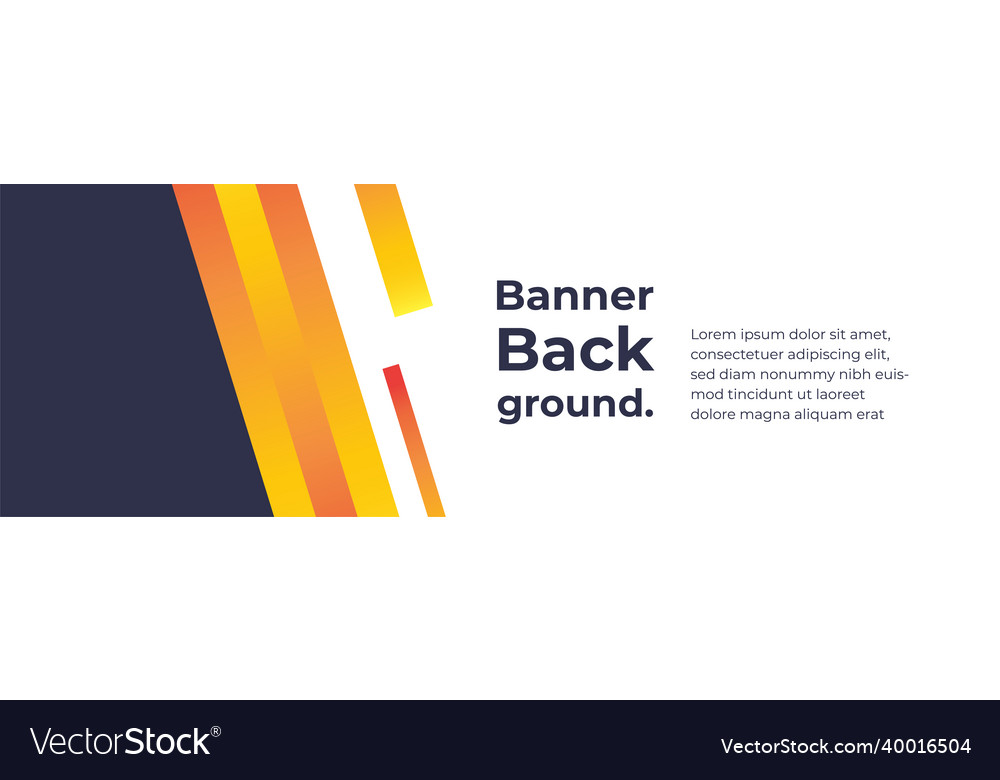 Abstract banner design web template set