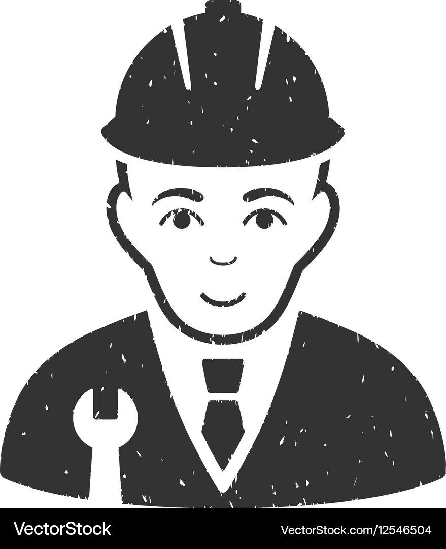 Developer grainy texture icon Royalty Free Vector Image