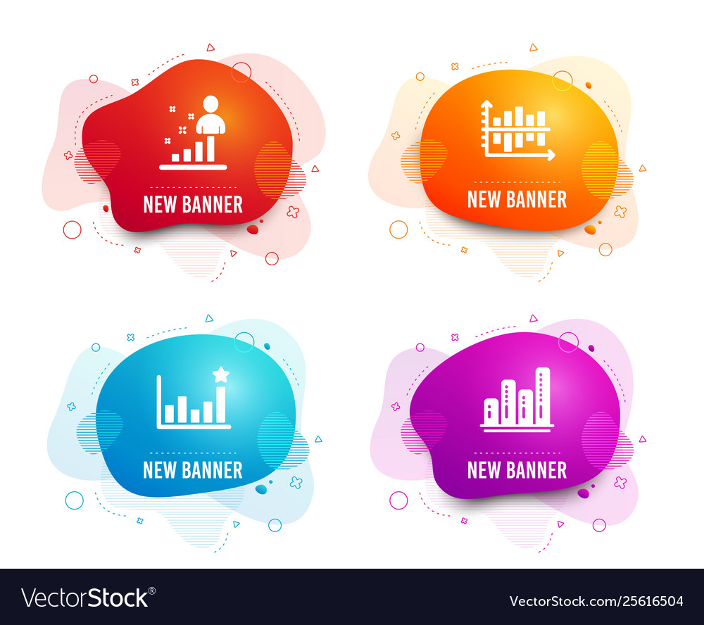 Efficacy stats and diagram chart icons graph