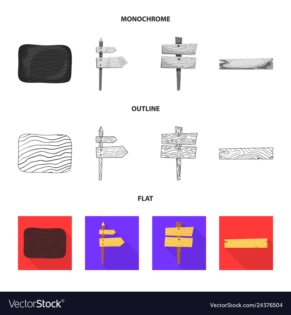 Isolated object of raw and forest logo collection