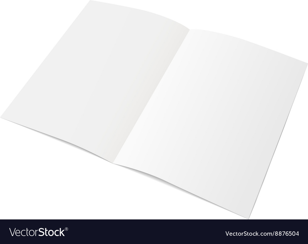 sheet-of-paper-folded-in-half-royalty-free-vector-image