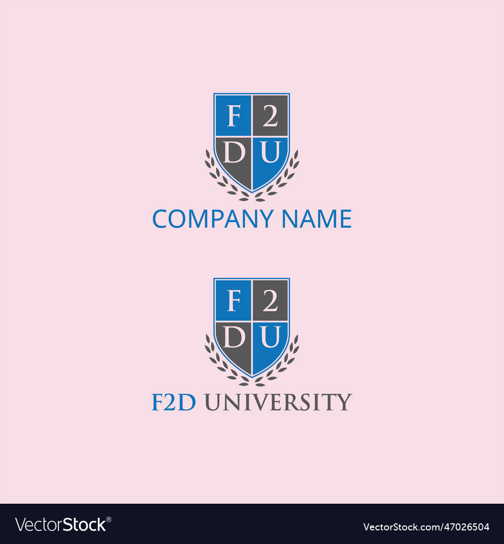 University and college school crests logo vector image University and college school crests logo