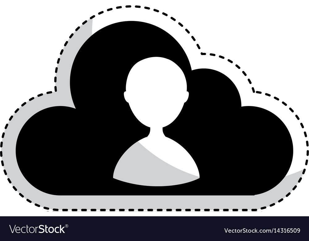 Cloud computing with user silhouette