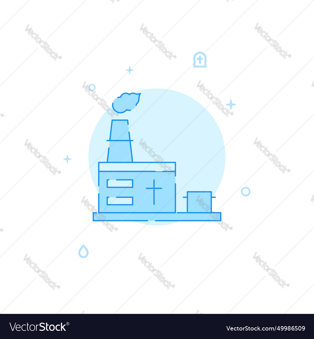 Crematorium cremation flat icon filled line style