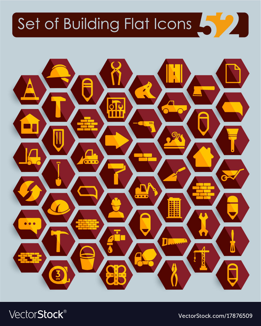 Set of building icons