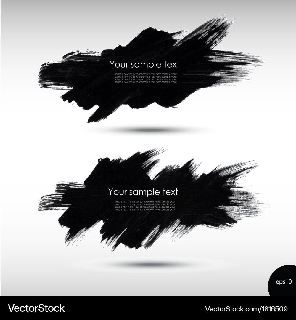 Splash banners set Royalty Free Vector Image - VectorStock