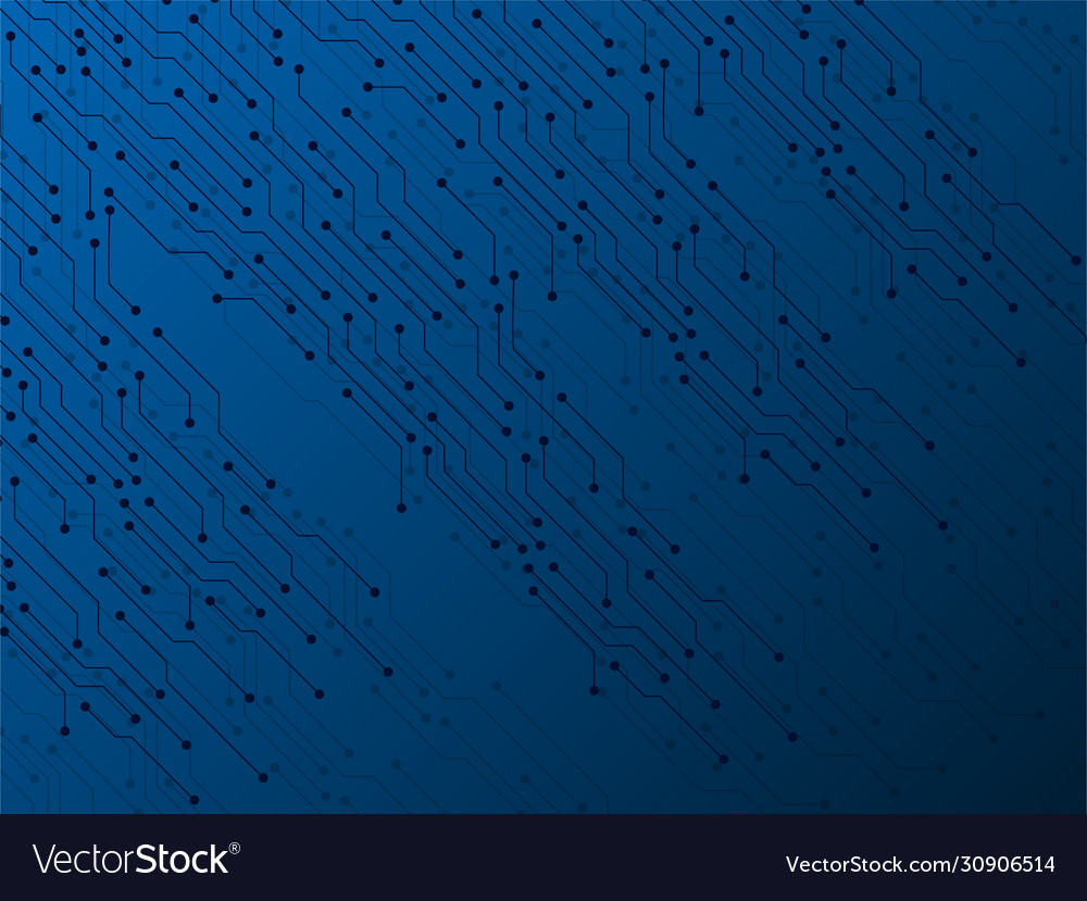 Abstract background with circuit board technology Vector Image Abstract background with circuit board technology