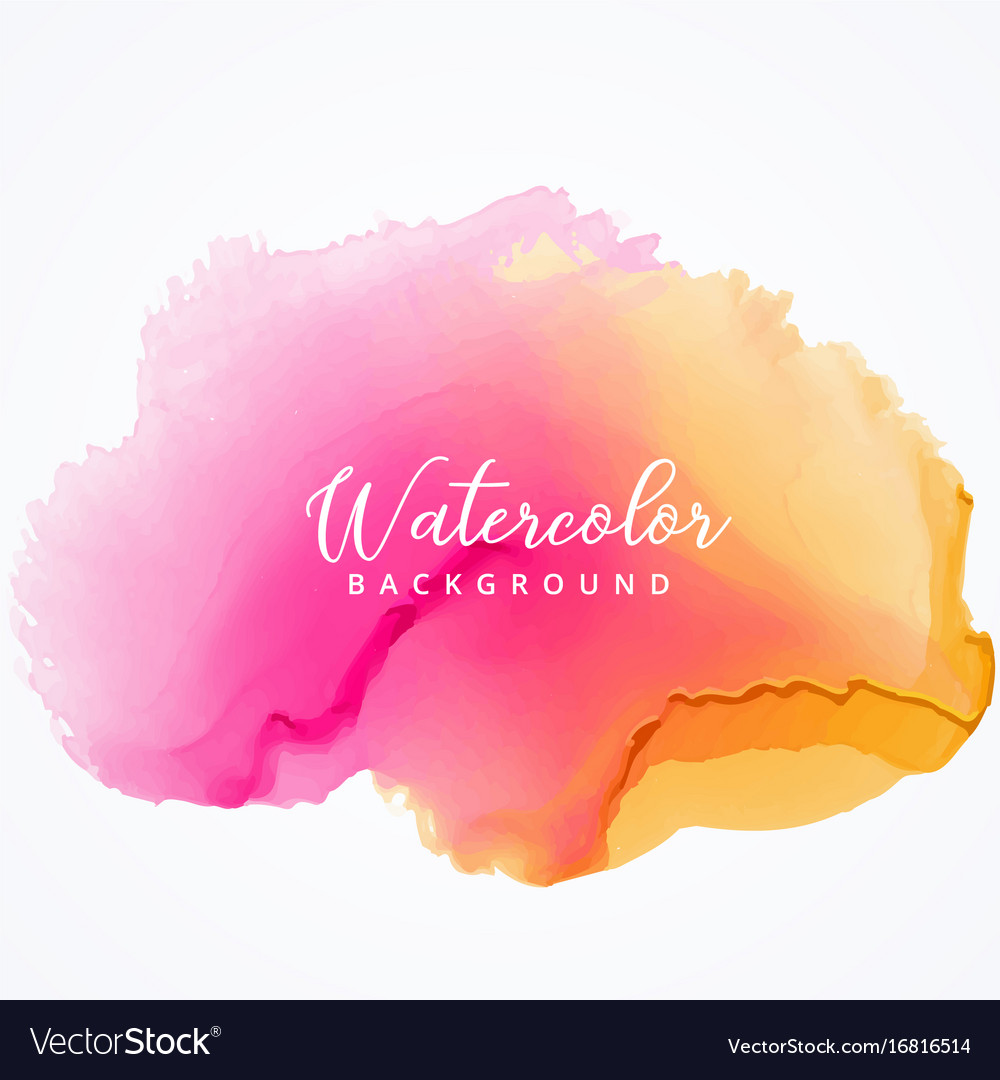 Download Abstract bright colorful watercolor paint effect Vector Image