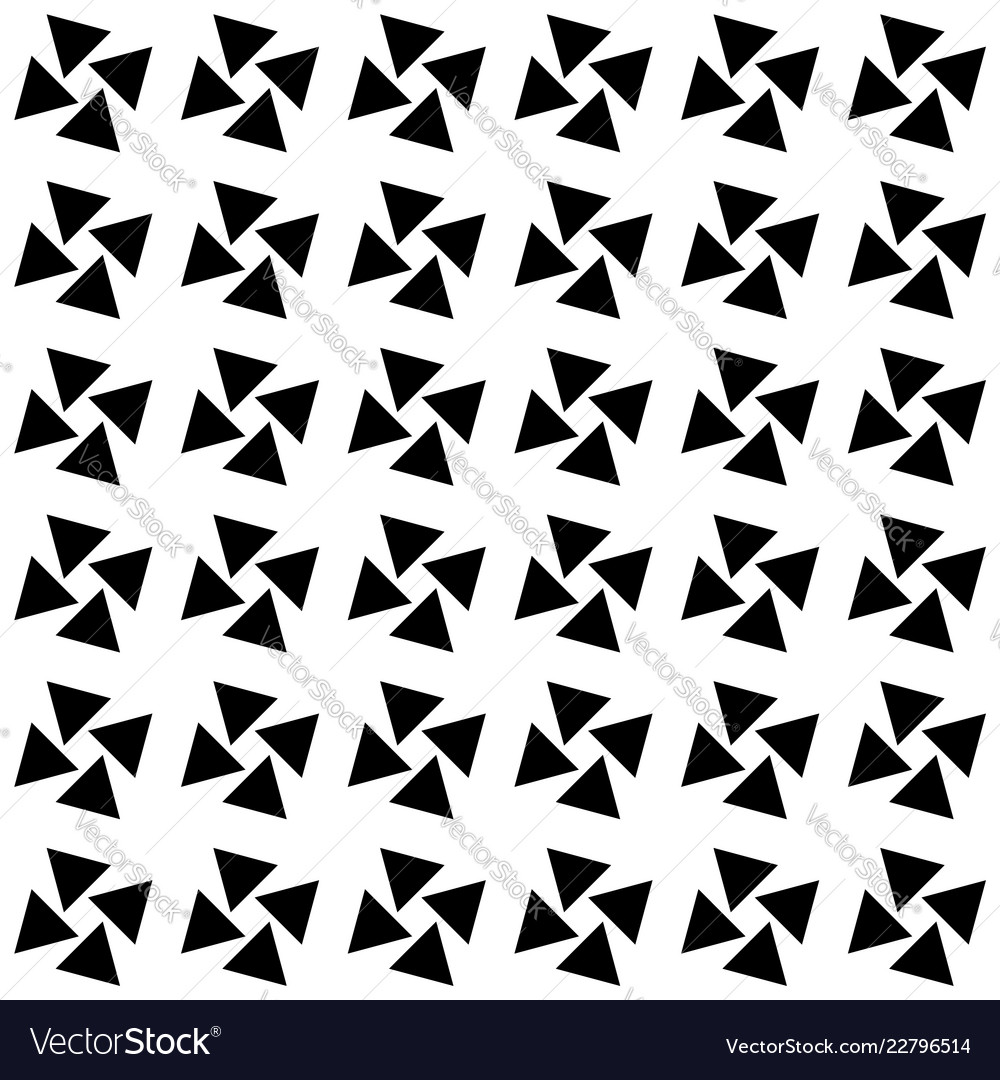 Abstract pattern with triangles repeatable swatch Vector Image Abstract pattern with triangles repeatable swatch