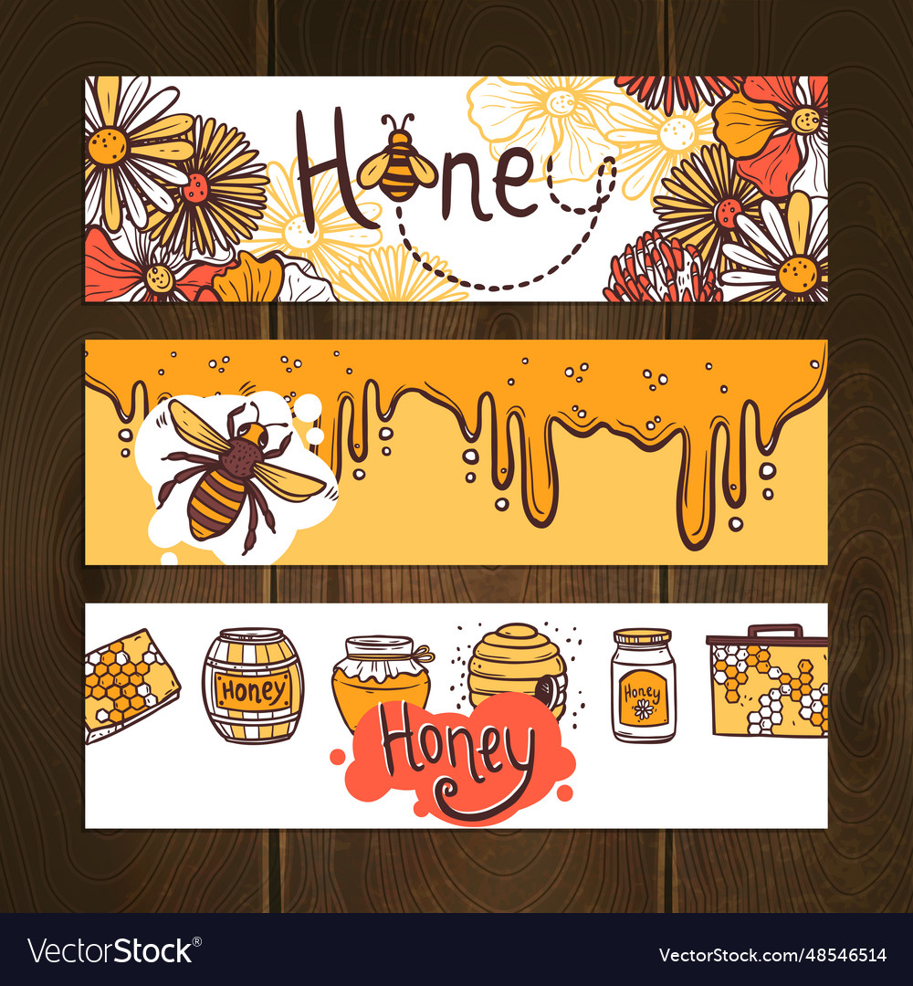 Honey banner set