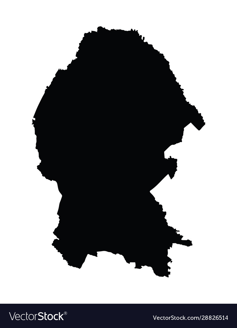 Mexico province map state coahuila silhouette