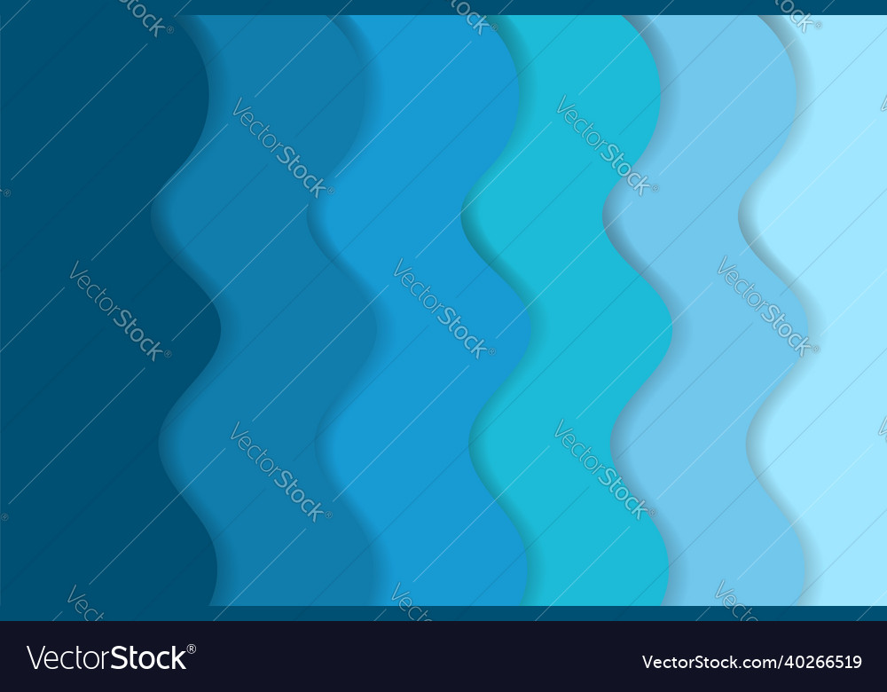 Abstract background with wave and shadow styles Vector Image Abstract background with wave and shadow styles