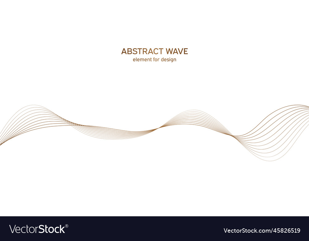 Abstract colorful wave element for design vector image Abstract colorful wave element for design