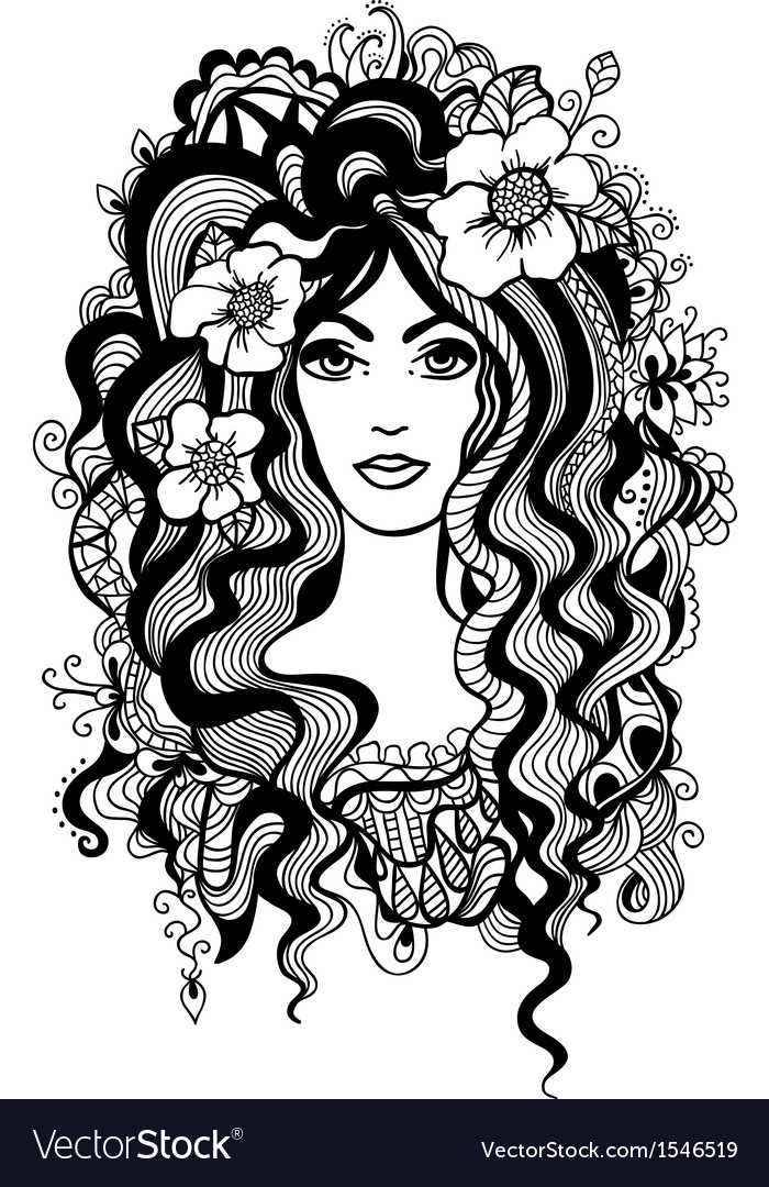 Artistic black and white Royalty Free Vector Image