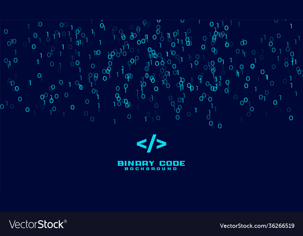 Binary Code Digital Background