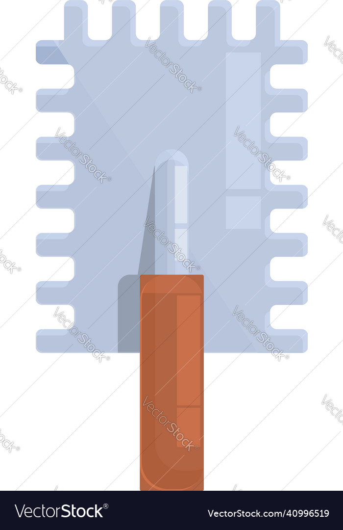 Brick plane icon cartoon cement wall Royalty Free Vector