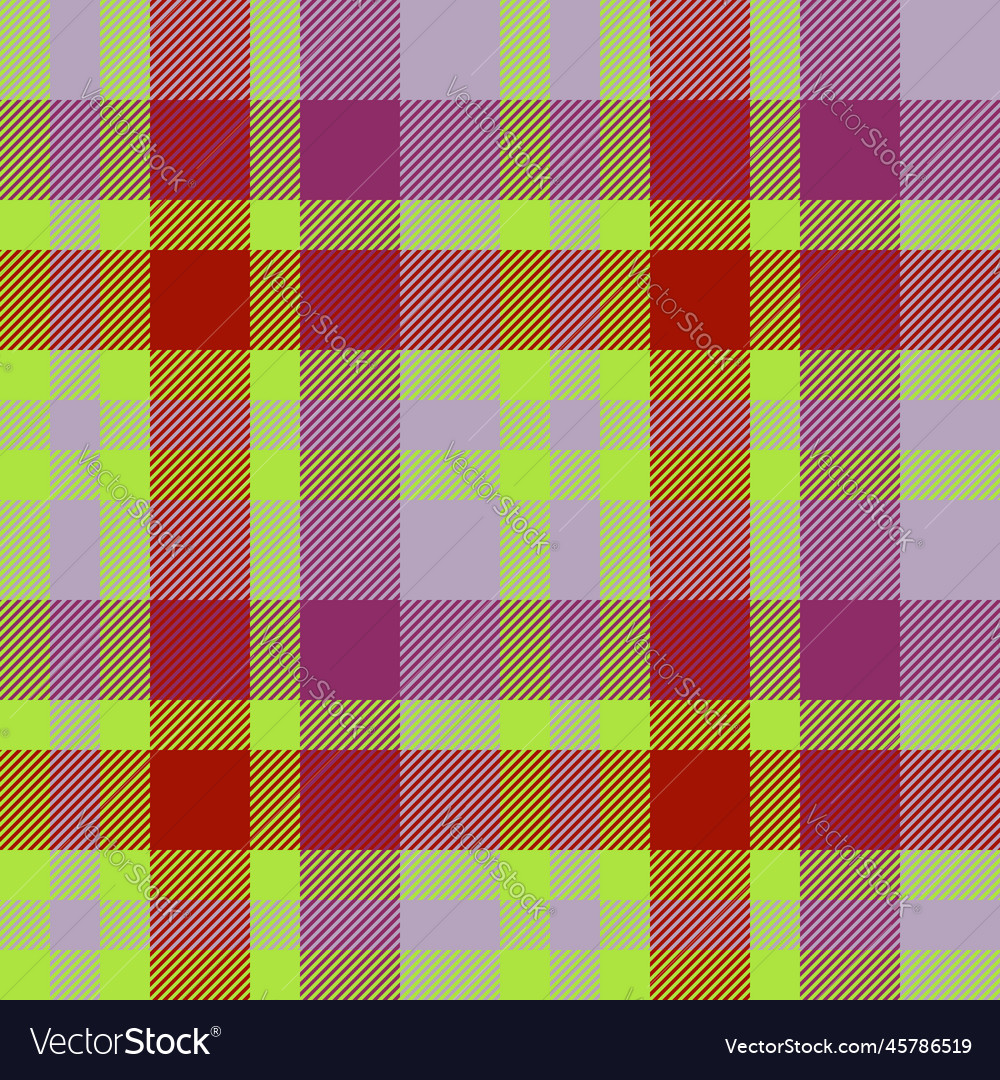 Fabric Texture Background Check Textile Plaid Vector Image