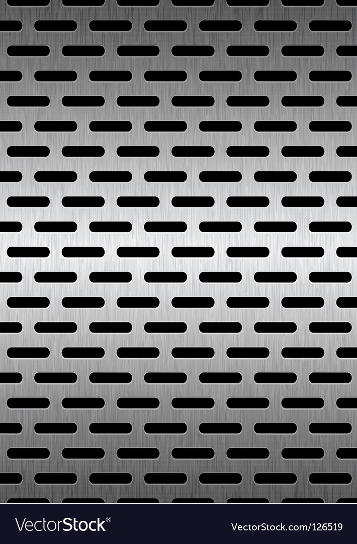 Metal grill background Royalty Free Vector Image