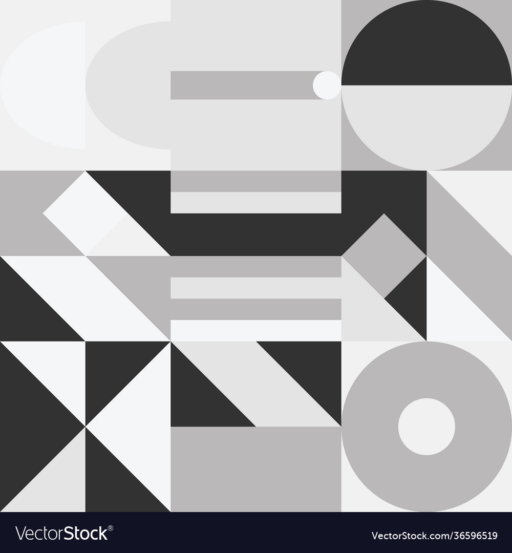 Minimal geometric pattern design vector image Minimal geometric pattern design