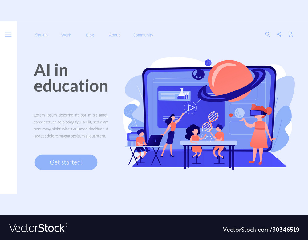 Smart spaces concept landing page