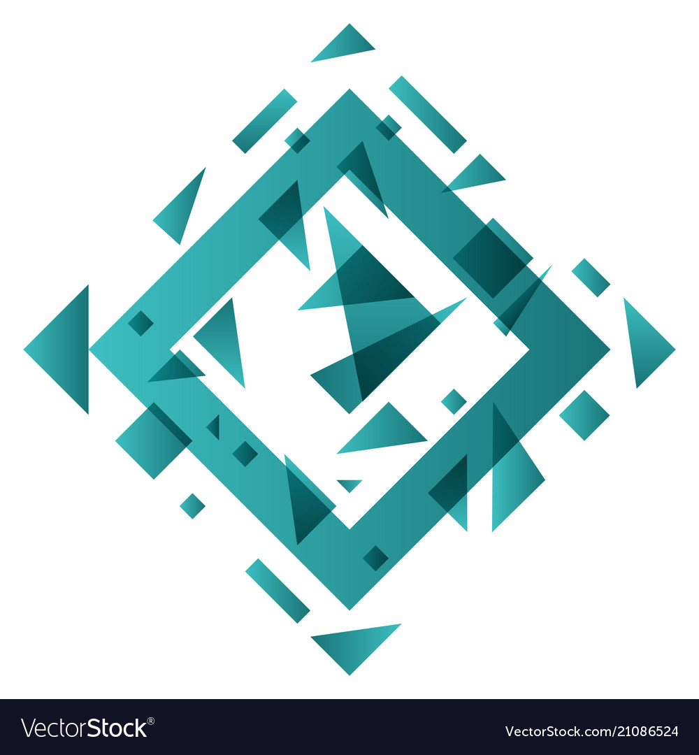 Abstract blurred background with hipster triangles