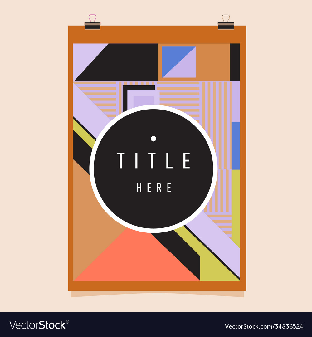 Abstract colorful geometric pattern background Vector Image Abstract colorful geometric pattern background