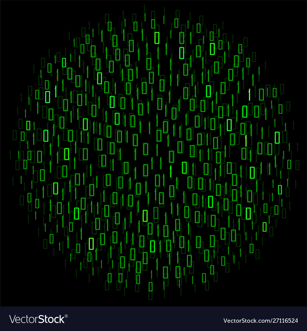 Abstract technology background with binary