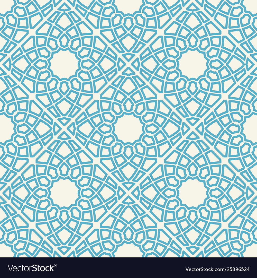 Asian Linear Geometric Pattern Royalty Free Vector Image