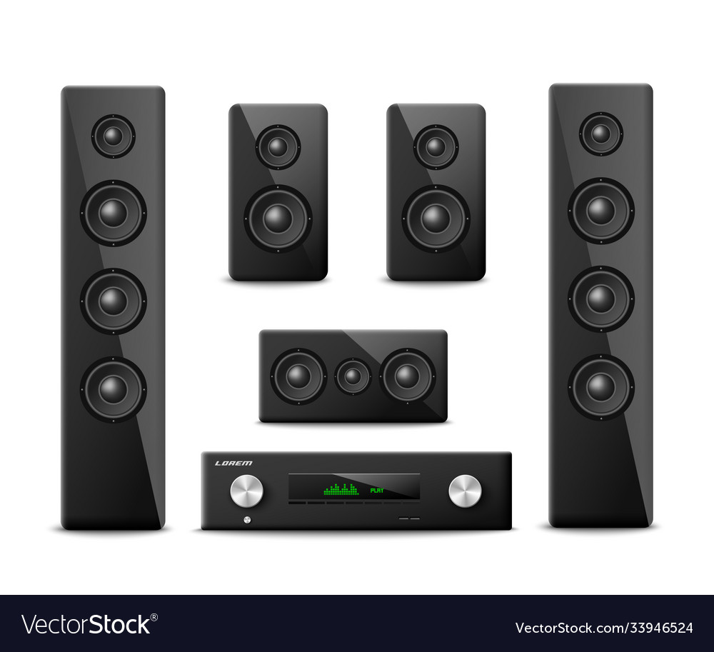 audio-sound-system-for-home-cinema-royalty-free-vector-image