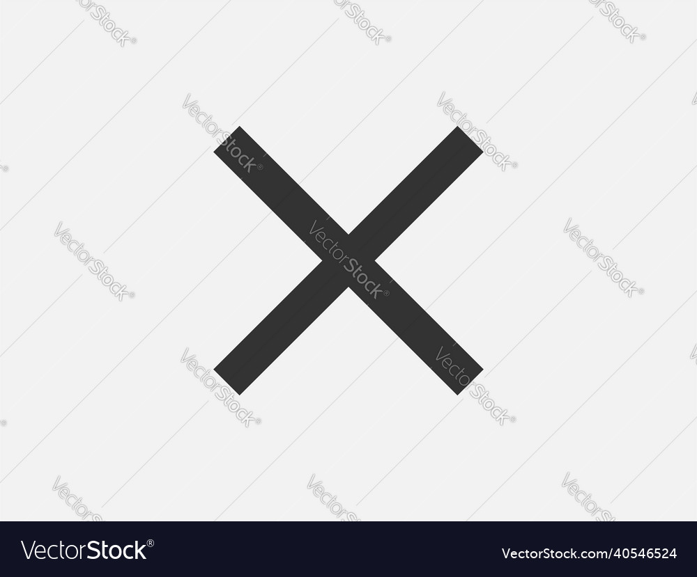 Close icon sign cancel symbol web design error