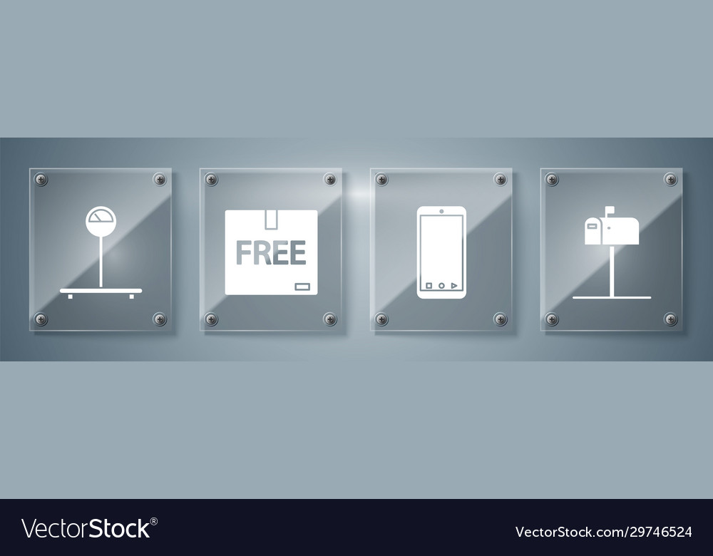 Set open mail box mobile phone with app delivery