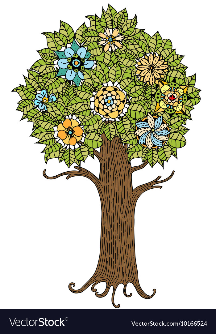 Tree with leaves