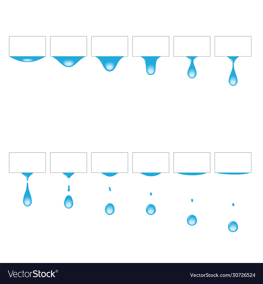 Water drop illustration, Drop Water cycle Animation , drops