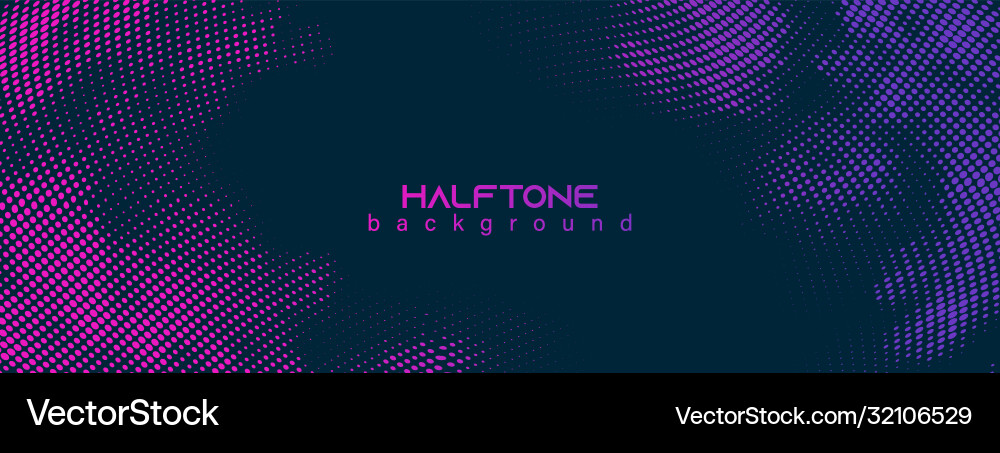Abstract background halftone gradient Royalty Free Vector