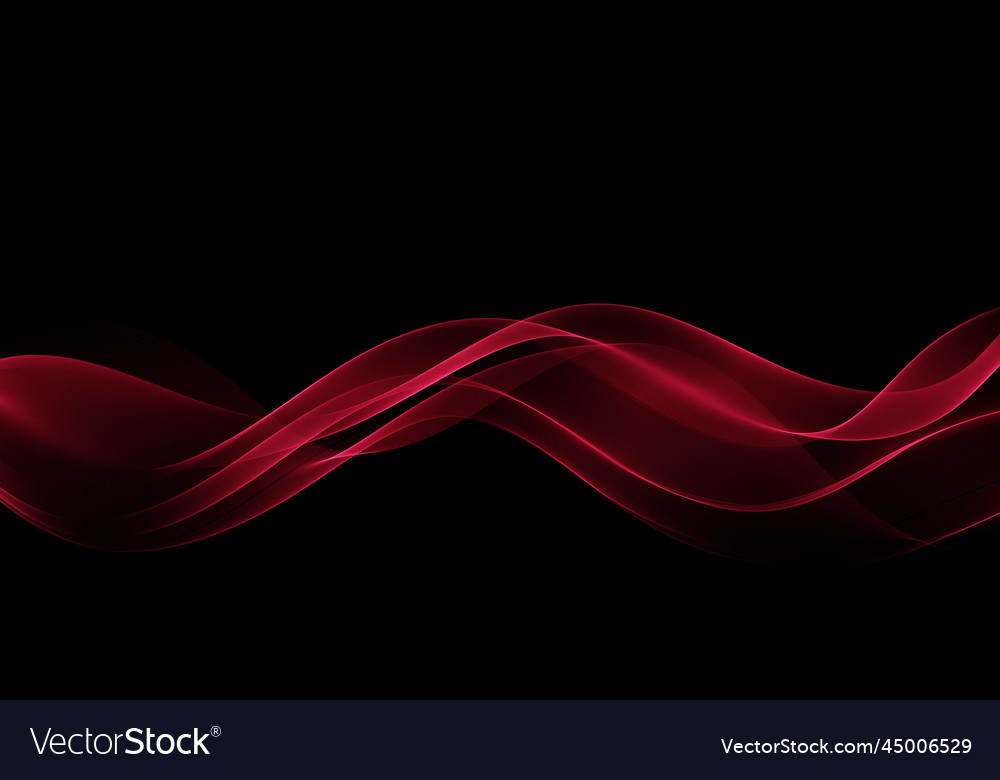 Black background with bright swirling transparent Vector Image Black background with bright swirling transparent