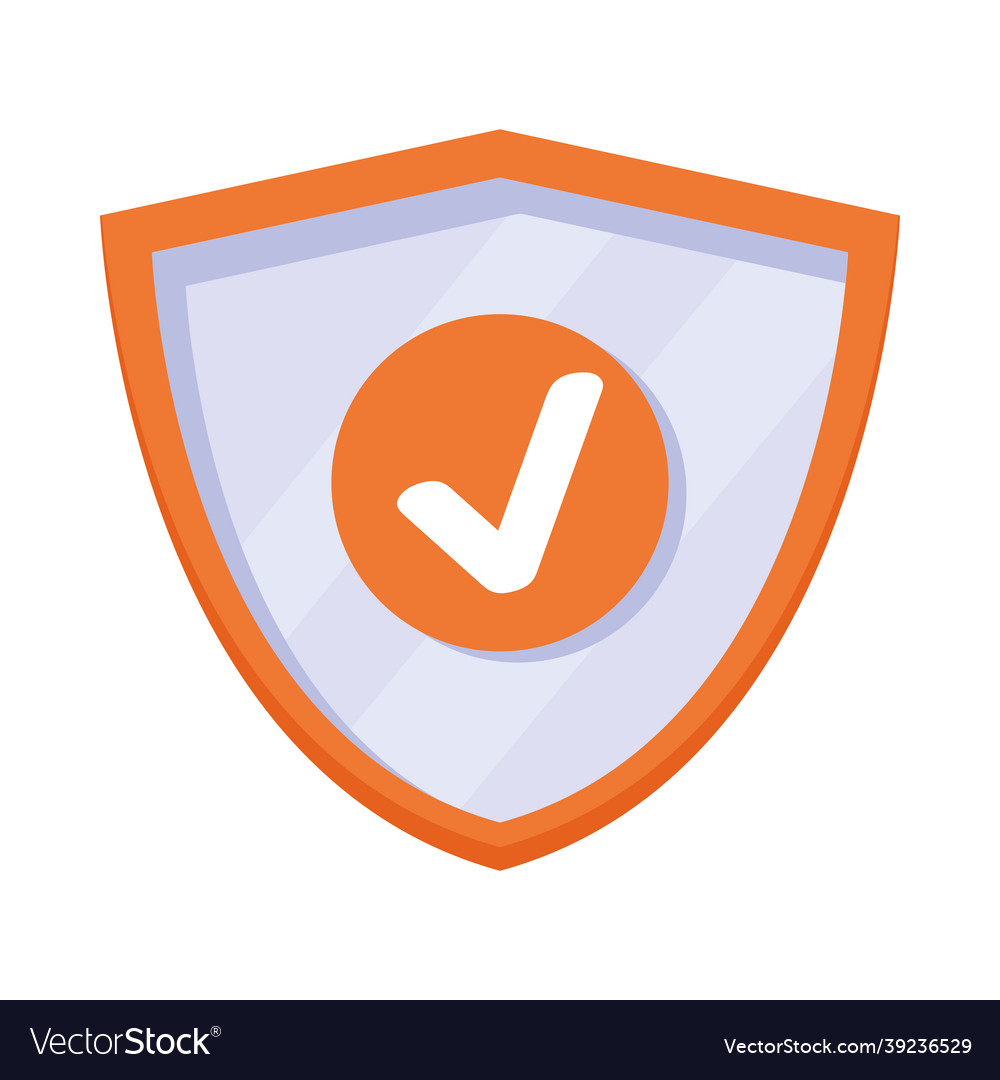 Check mark in shield