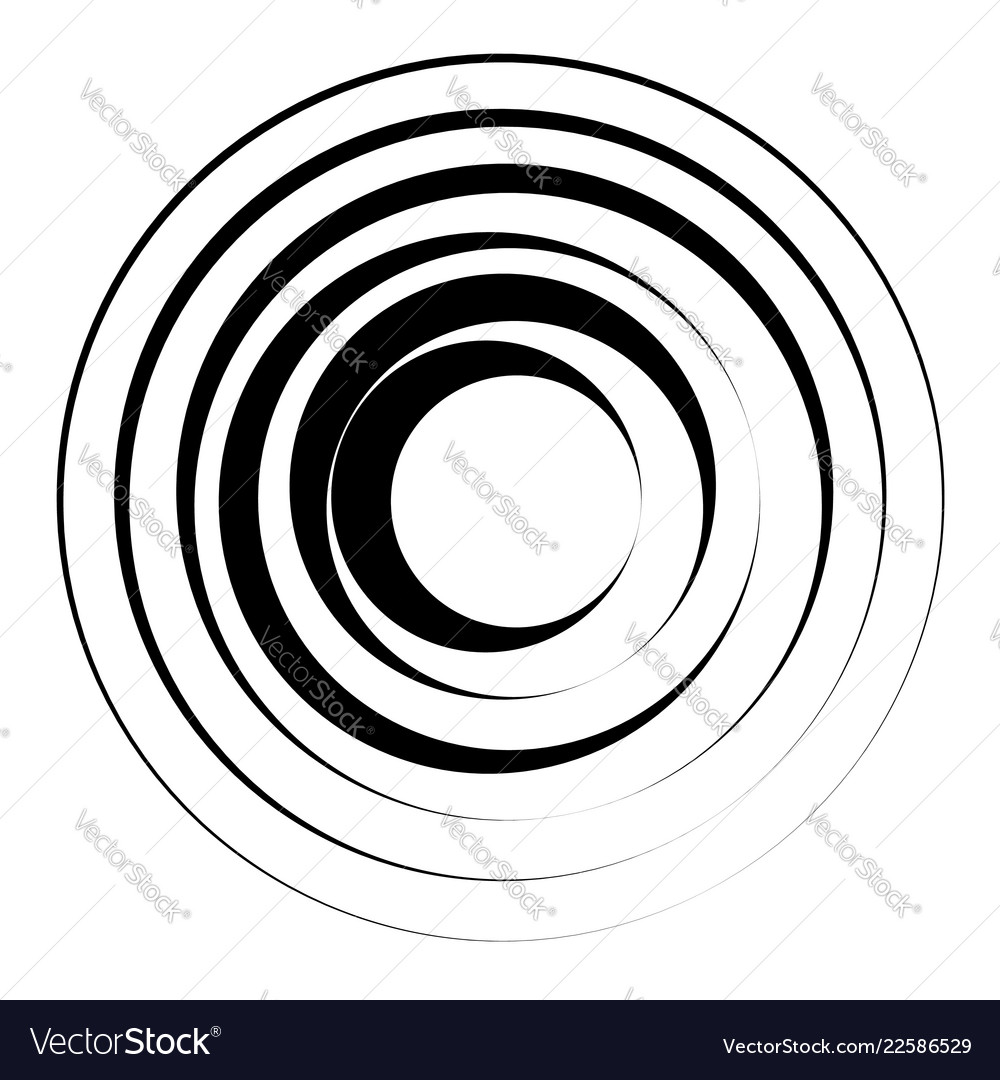 Concentric Circles - Radial Pattern